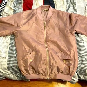 Pink Bomber Jacket Size M